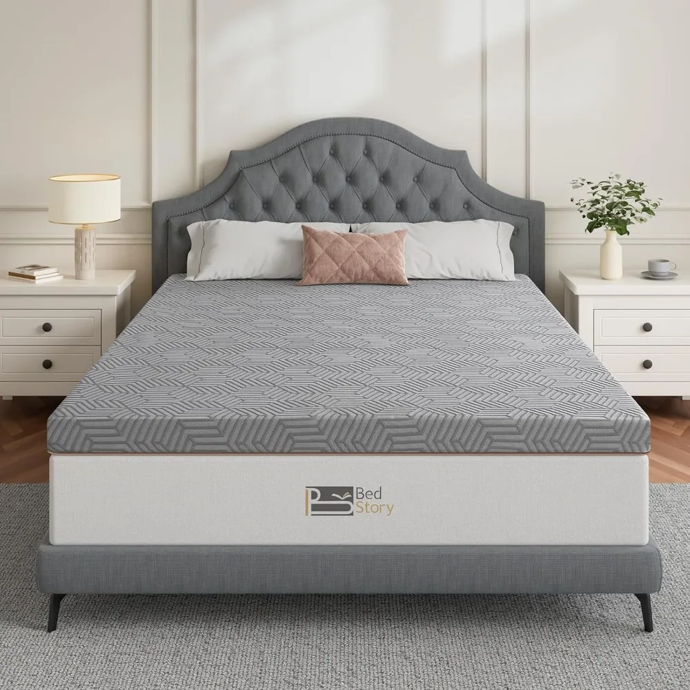 Firm Mattress Topper King - 3 Inch High Density Memory Foam Mattress Topper - Advanced Support for Back Pain Relief