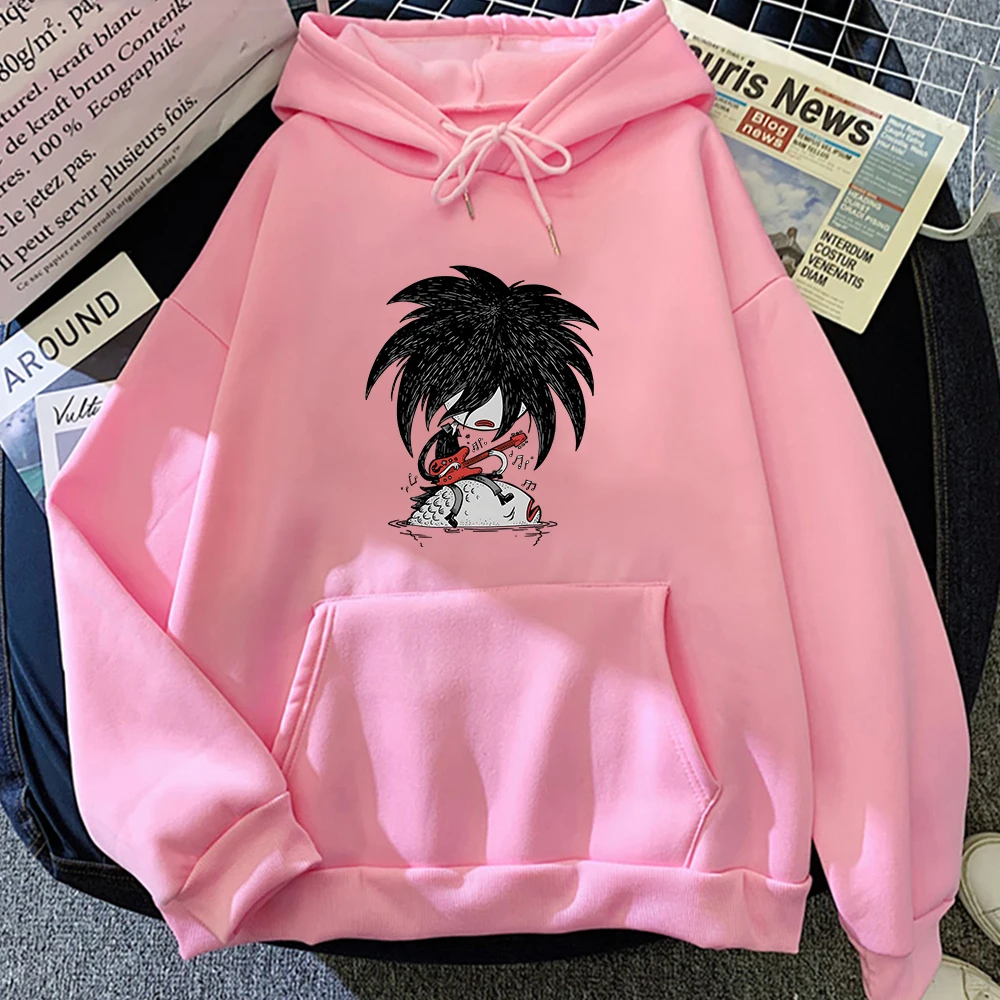 The Cure Robert Smith Hoodies Cartoon Casual Long Sleeve Mens Sweatshirts Printing Clothes Hip Hop Music Band Graphic Pullovers