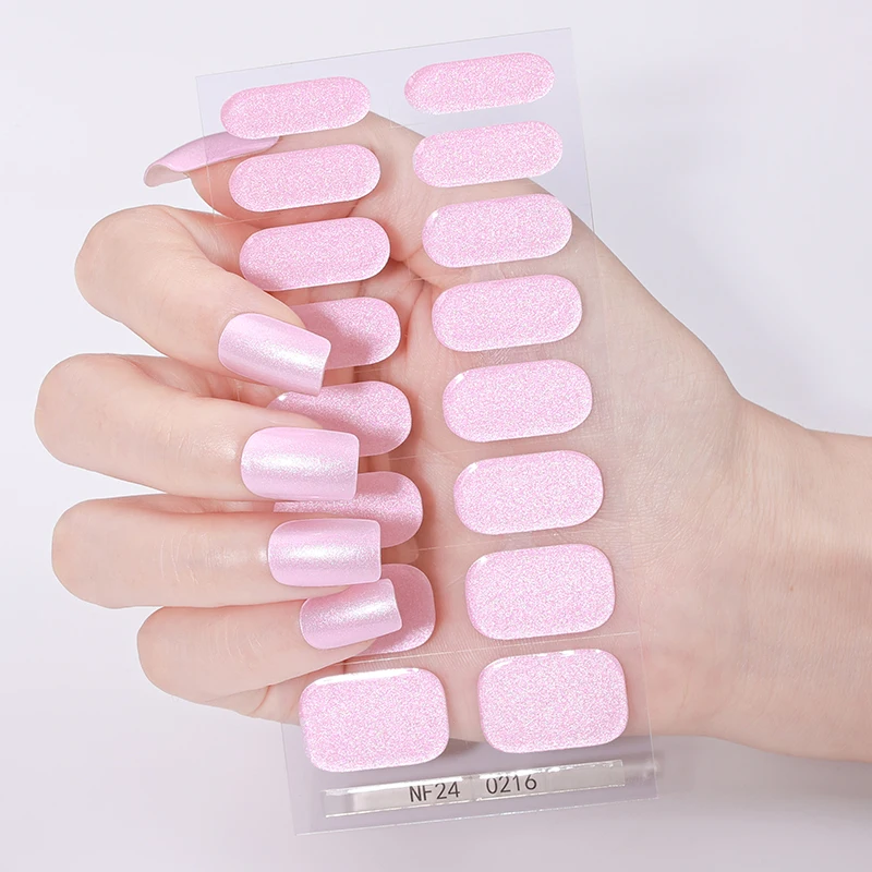 16 نصائح شبه علاج هلام مسمار شرائط سباركلي التسلق DIY بها بنفسك هلام مسمار ملصقات ذاتية اللصق هلام مسمار يلتف غطاء كامل UV مسمار ملصقا