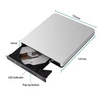 USB 3.0 External Blu-ray burner Play 3D  4K  Bluray Disc Portable CD DVD BD Drive Bluray Player for Laptop