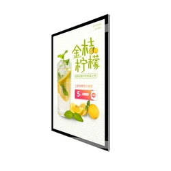 Aluminum Frame LED Signage Display Wall Mounted Magnetic Light Boxes