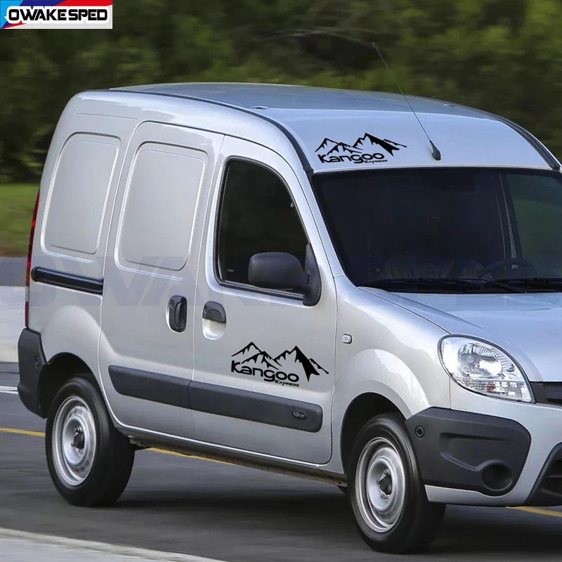 2 шт., виниловые наклейки на корпус автомобиля Renault Kangoo 1 2 3 4x4 MK1 MK2 MK3 Van