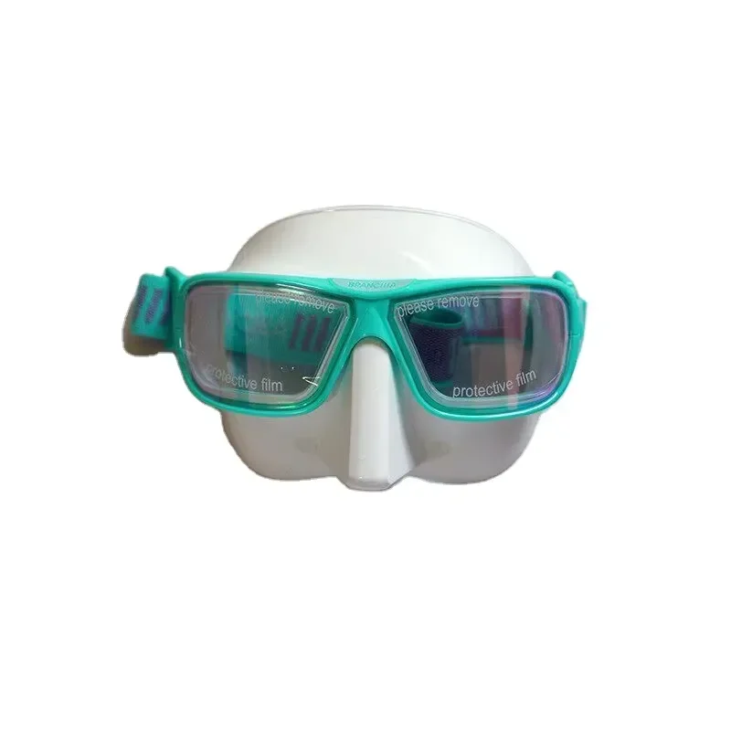 Custom Anti Fog Diving Mask with Tempered Glass Waterproof Snorkeling Gear for Adults Easy Adjustable Headband Swimming