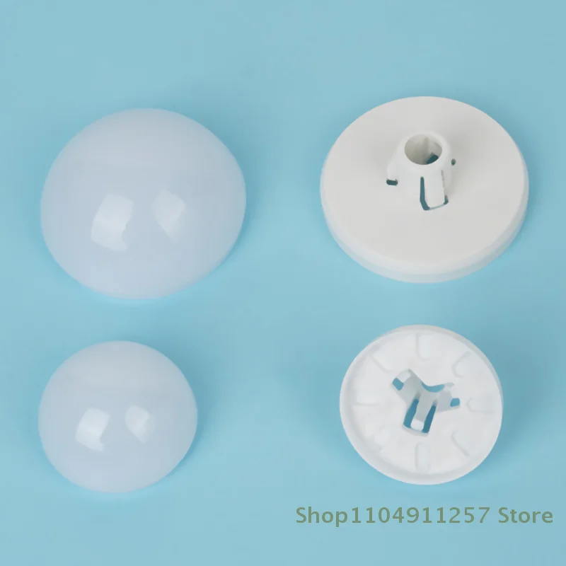5 pezzi LED in plastica a mezza lampadina Lampadina per specchio per trucco Base in plastica/alluminio Shell Soffitto domestico Ristorante Luce Specchio Luce anteriore