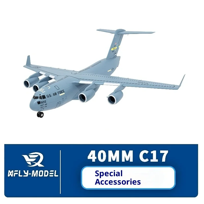 Xfiy Xunfei Quatro Motor -40mm C-17 Acessórios Especiais Corpo Asas Principal Conjunto de Gerador de Cauda Plana Ajuste Elétrico