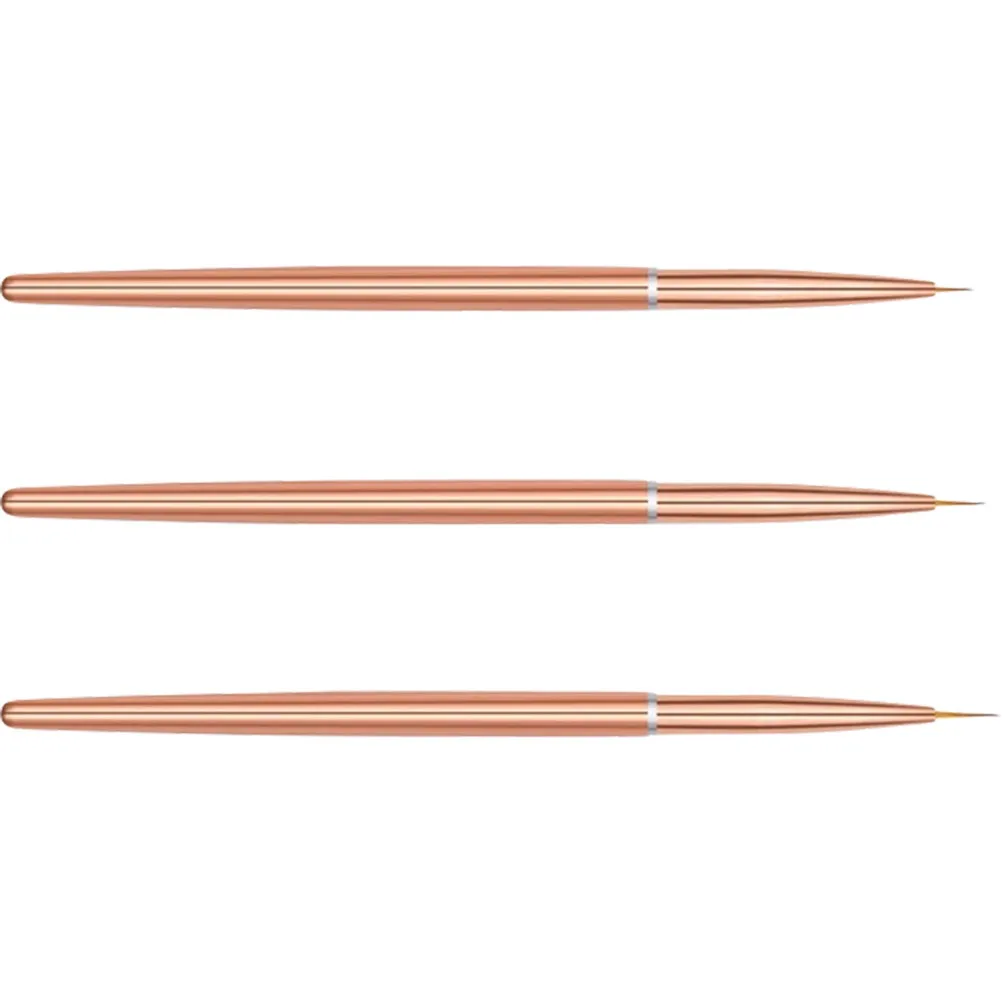

3Pcs Nail Art Liner Pens Set Professional Manicure Striping Brushes Thin Nail Design Drawing Tools Striping Manicure Tools