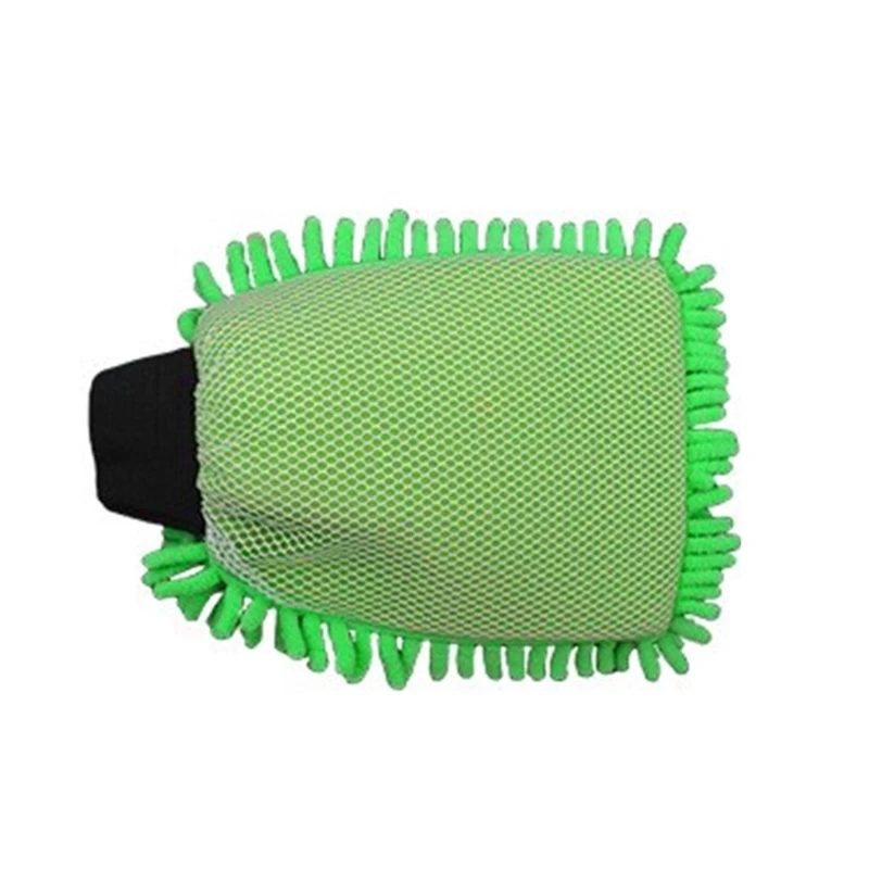 Car Wash Mitts & Works as Car Wash Sponge, Microfiber Wash Mitts Scratch Frees, Absorbent Microfiber Mitts for Car