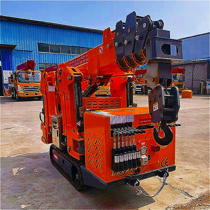 High Performance Spider Crane Warehouse Using Portable Lift Boom Spider Crane Lift Platform Wide Base Spider Crane for Bulgaria