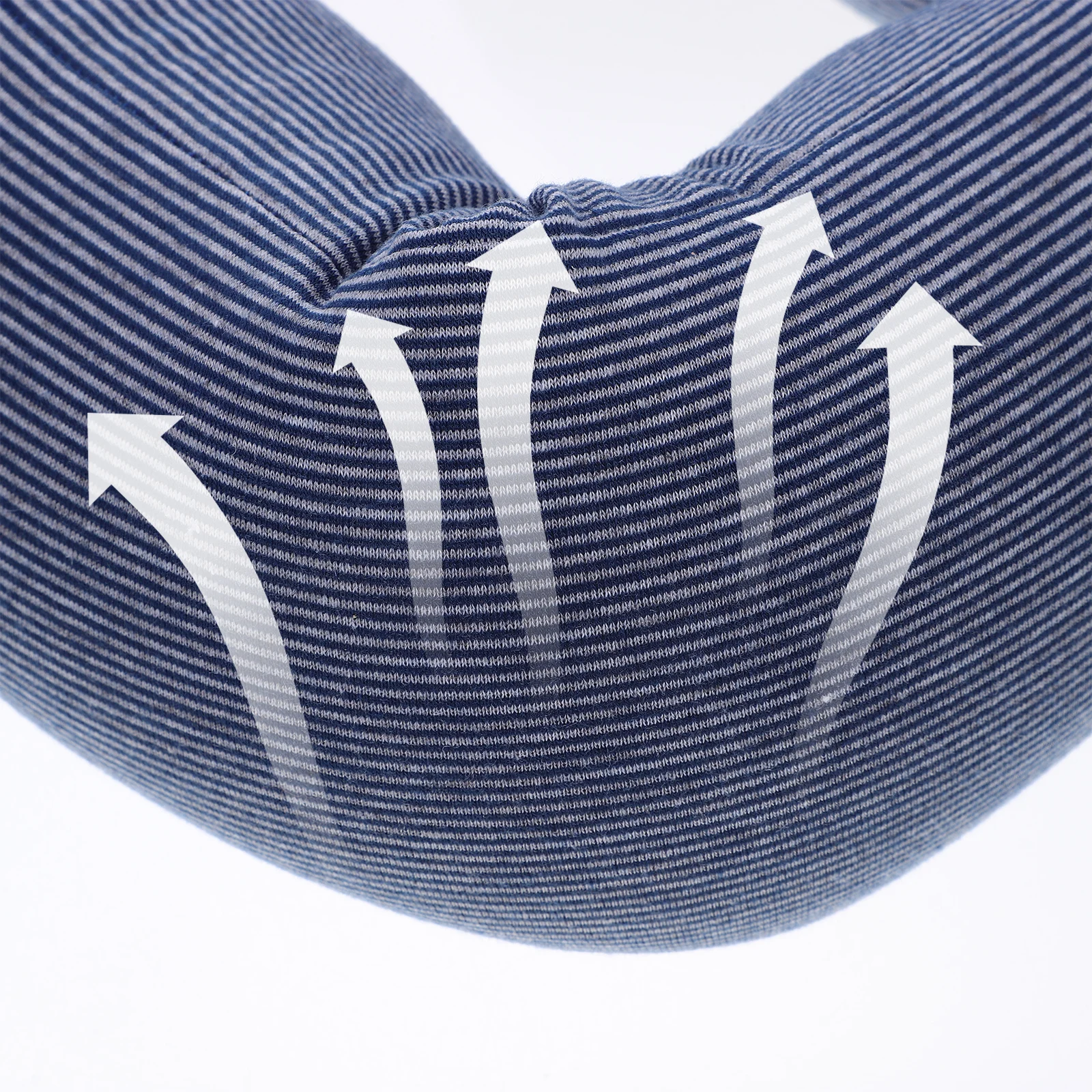 

U Shaped Pillow Car Travel Neck Inflatable Polystyrene Particles Sleeping Pillows Travel Accessories