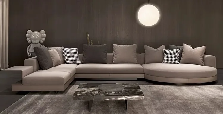 

For Home Use Soft Modern Luxury Corner Sofa Set Furniture Couch Living Room Sectional Sofa