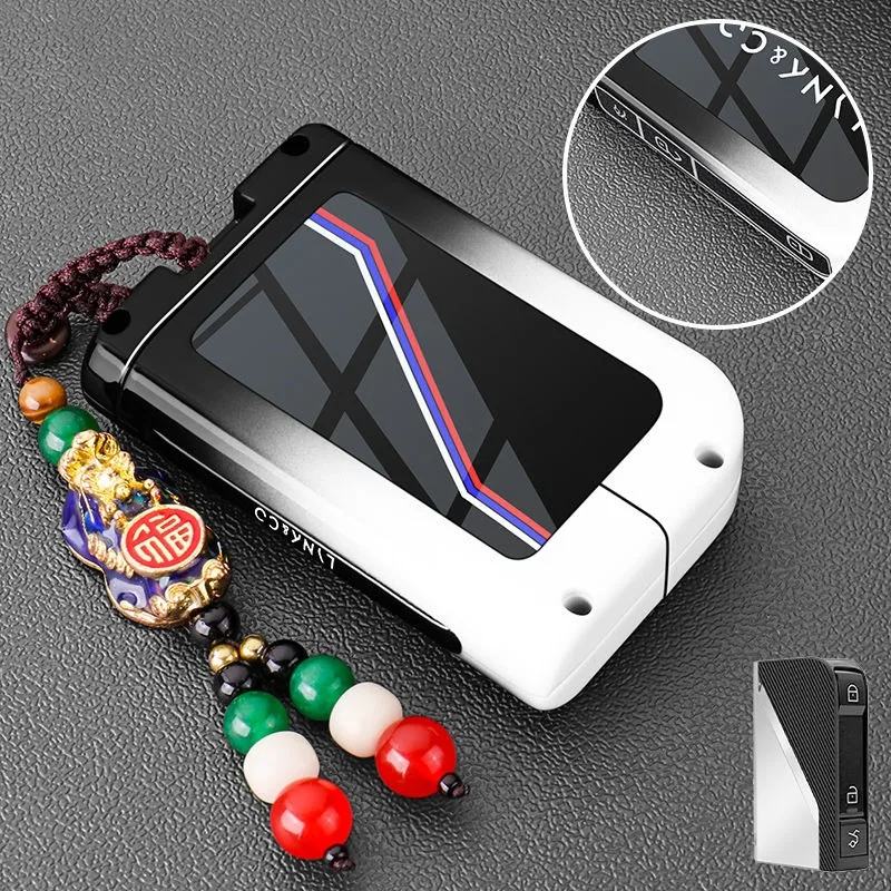

Zinc Alloy Car Key Case for LYNK&CO 01 02 03 05 07 09 EMP LYNKCO 06 LYNK CO Remote Cover Shell Keychain Holder Fob Accessories