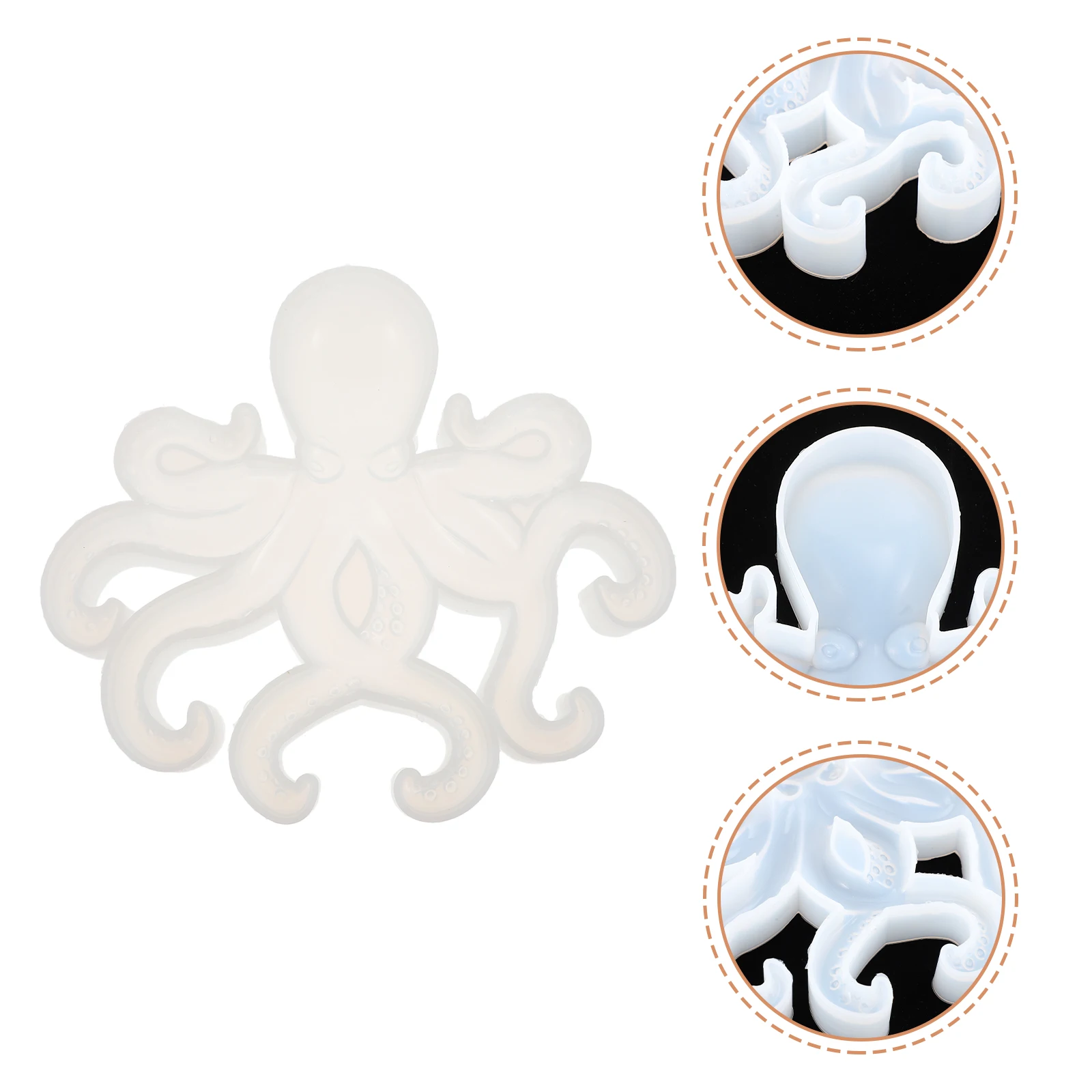 

Silicone Octopus Mold Diy Epoxy Resin Craft Tool Reusable Home Decoration Mold Flexible Easy Demolding Handicraft Supply Ocean