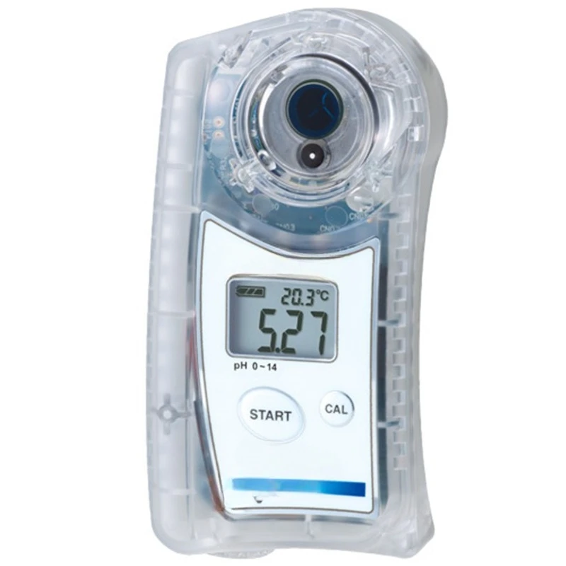 Pengukur Keasaman PH Meter Tahan Lama Basis Asam Tanpa Elektroda Presisi