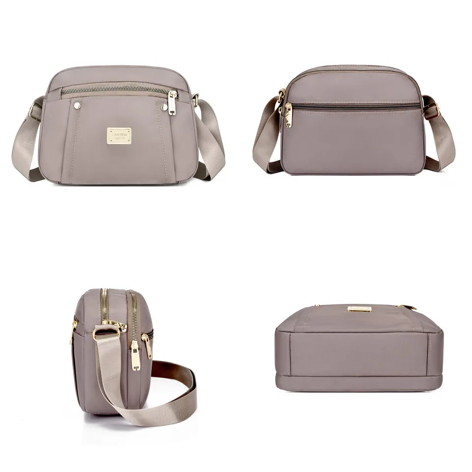 School Backpack For Teenage Women Backpacks Nylon Waterproof Female Casual Shoulder Crossbody Bag