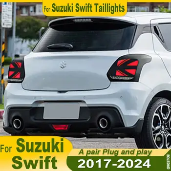Zadní světla pro Suzuki Swift 2017 2018 2019 2020 2021 2022 2023 Swift Sport LED, LED denní svícení, brzdové a couvací světlo 12 nejlepší prodej Zadní světlo Suzuki Swift - №10