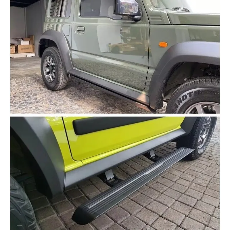 Zuimi High-end Gobison Auto Accessories Electric Side Steps Running Boards Black For Jimny JB64 JB74 19-21