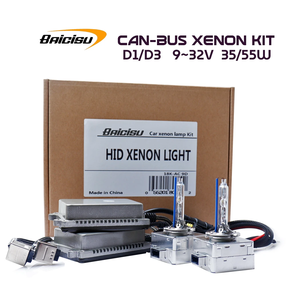 Truck Upgrade Start Quick Bright 9-32V 35W D1S D3S 55W HID Xenon Kit Canbus Digital Slim Ballast Reactor Block ignition Bulb