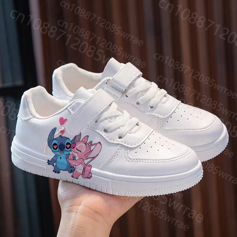 Stitch shoes Kid Sneakers Running Fashion Sports Shoes girls boys sneakers for children Student Casual basketball shoes Gift