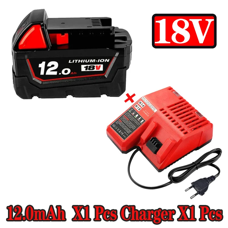 

Batterie au lithium aste, 18V, 12,0 Ah, Remplacement Pour Milwaukee M18, XC, 48, 11, 1860, 48, 11, 1850, 1840, 48, 11, 1820, 24