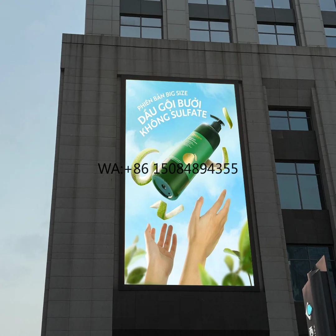 

Ultra High Brightness IP65 Waterproof Outdoor Aluminum LED Display Scrolling Text | Digital Advertising Billboard Sign Mall Park