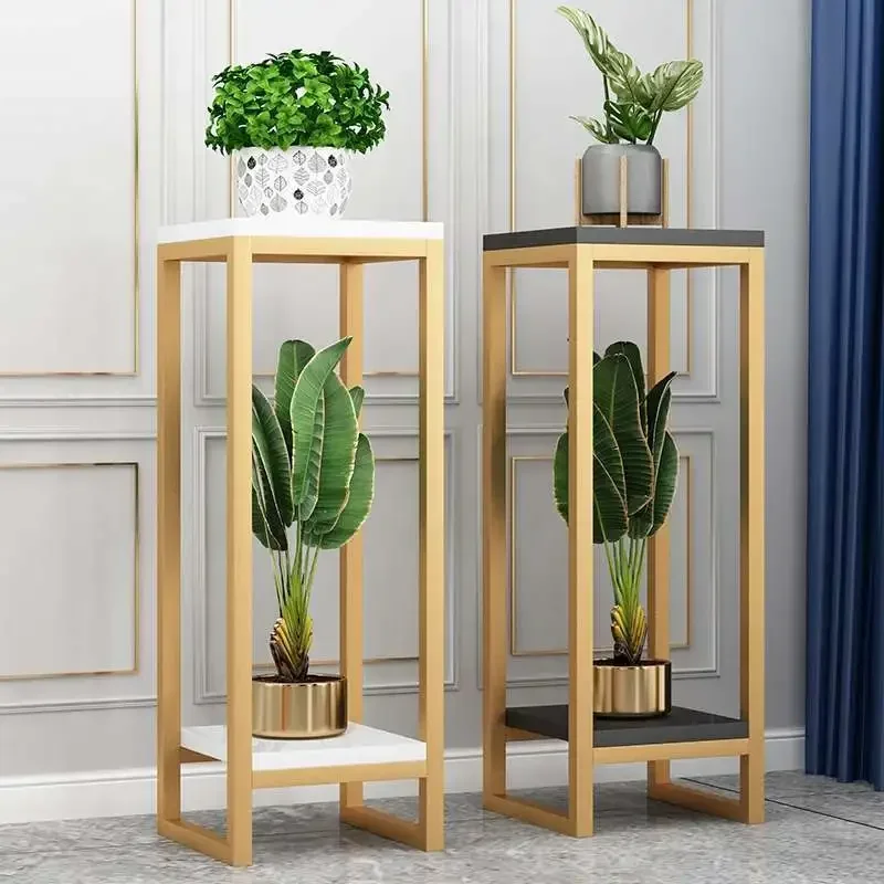 Flower Shelf Living Room Multi-layer Floor-to-ceiling Simple Balcony Indoor Dill Shelf High-end Flower Pot Rack Sturdy