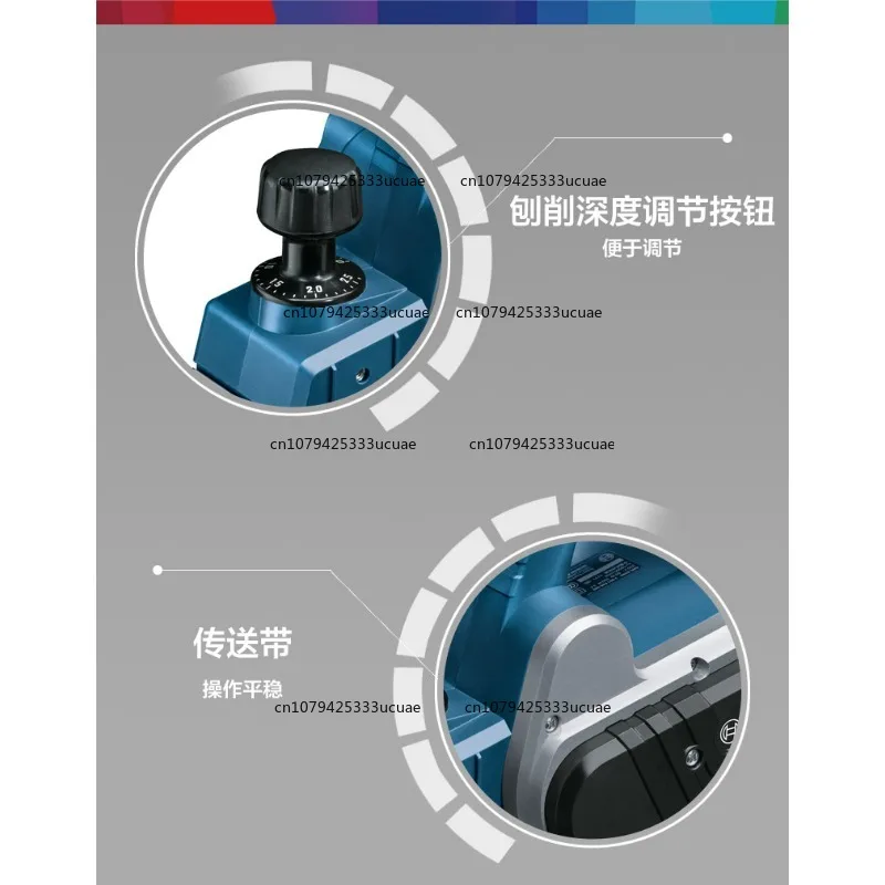 GHO6500 النجارة الكهربائية المسوي اليد دفع المسوي المسطح المسوي الكهربائي