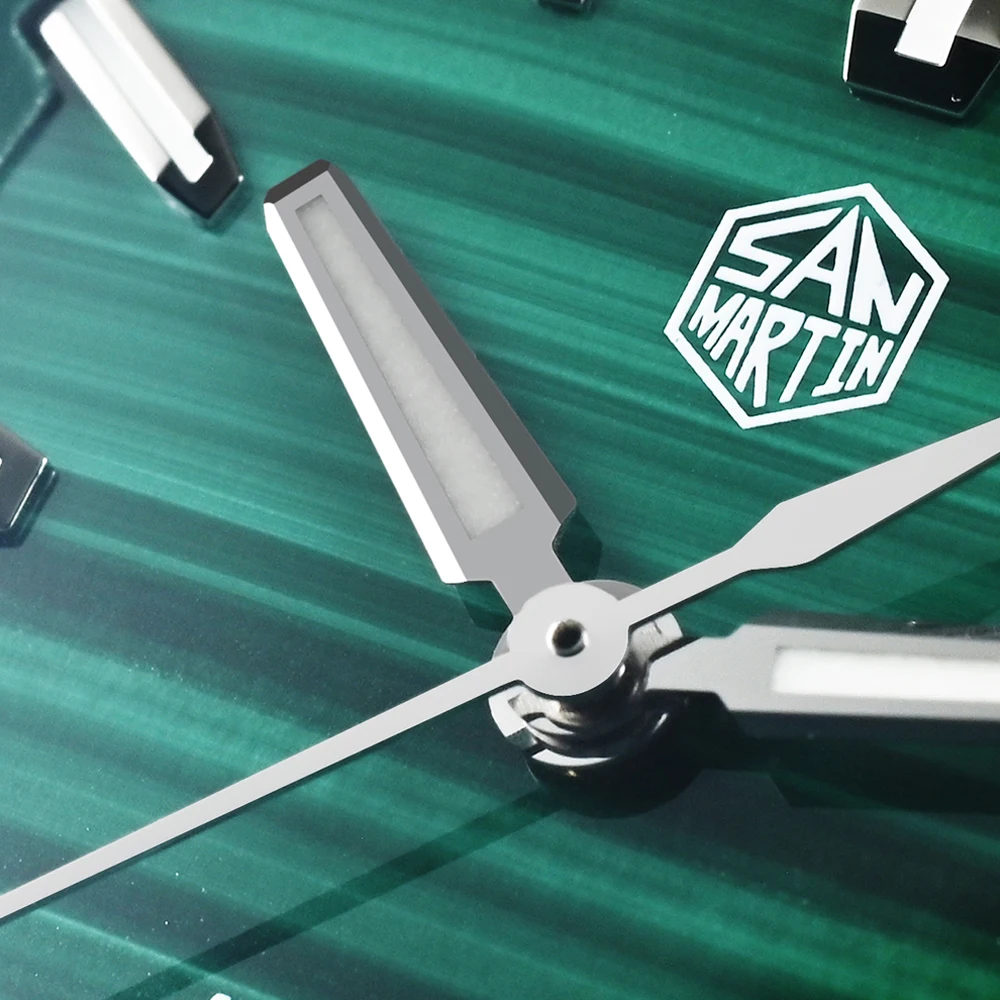 San Martin 39.5mm Tonneau Men Watch Luxury Business Automatic Mechanical Wristwatches Waterproof 10Bar BGW-X1 Luminous SN0145