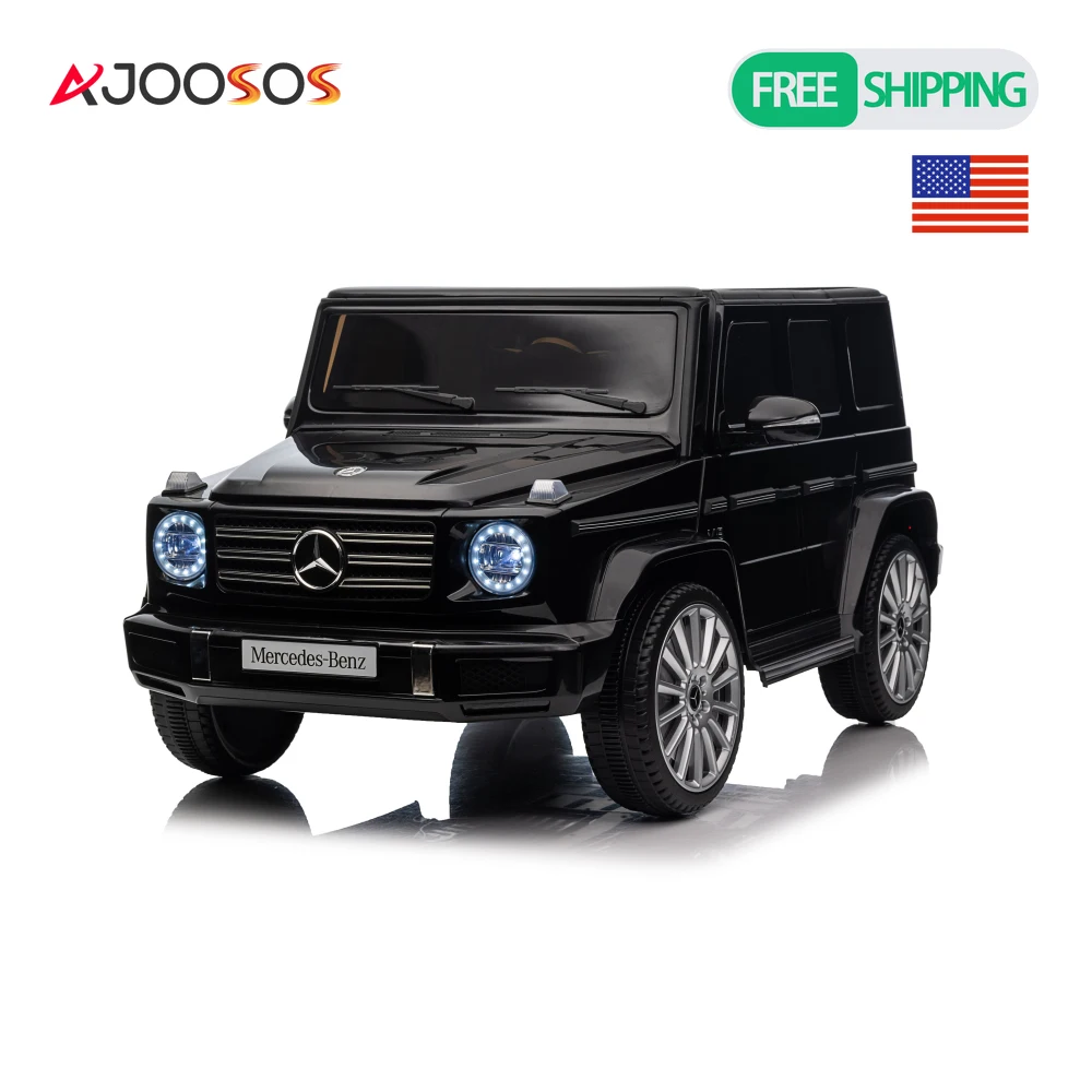 Licensed Mercedes-Benz G500 24V Kids ride on toy electric car for kids Three speed adjustable LED light Three-point safety belt