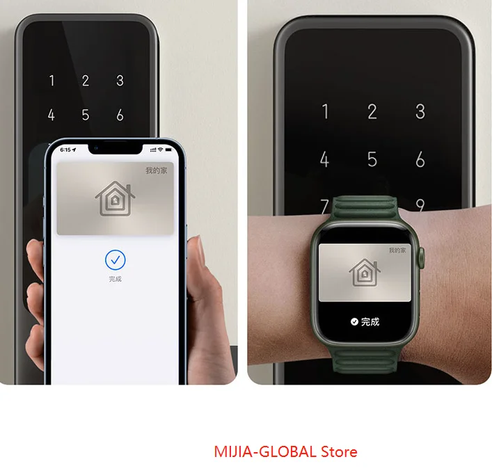 Aqara-cerradura de puerta inteligente A100 Pro, con Bluetooth, para Apple home key homekit