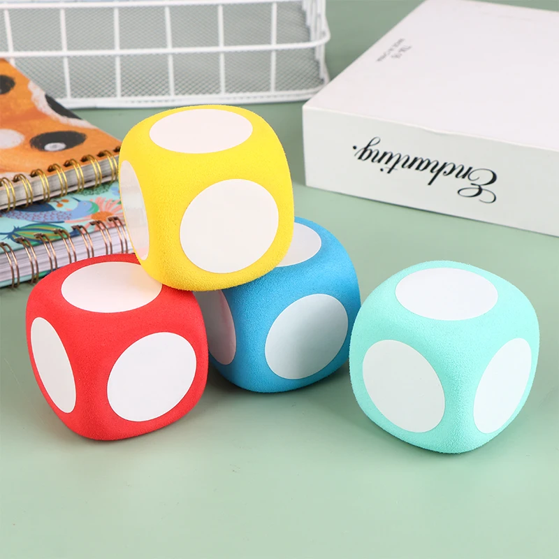 1PC Random Color Dry Erase Block Write On Wipe Off Dry Erase Multipurpose Educational Dice Dry Erase Cube White Boards Dice Cube