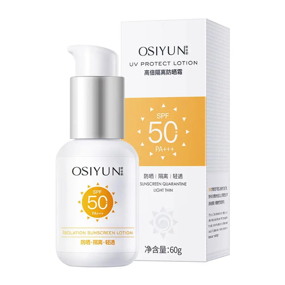 오리지널 Spf50 페이셜 선스크린, 상쾌한 오일 컨트롤, 자외선 차단제, 효과적으로 보호, 격리 광선, Ultrav X1J8