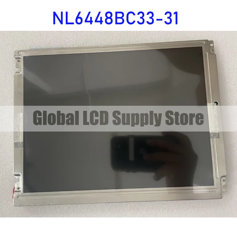 TFT LCD Display Screen Panel para NEC, NL6448BC33-31, 10.4 ", 31 pinos, novo e transporte rápido, 100% testado