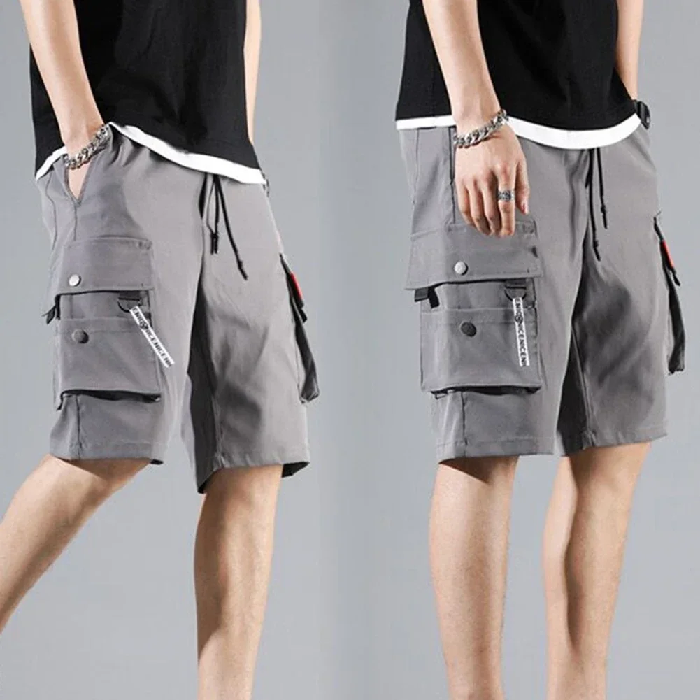 

Летняя верхняя одежда 2025 года, свободный комбинезон с несколькими карманами, однотонный узор, подходит для осени, подходит для лета