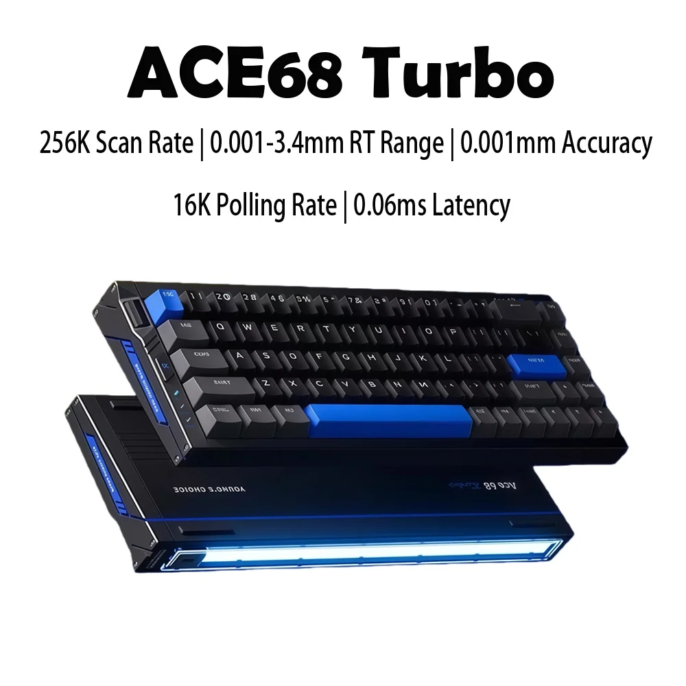 MCHOSE Ace68 ターボ磁気スイッチキーボード 16k アルミニウム合金