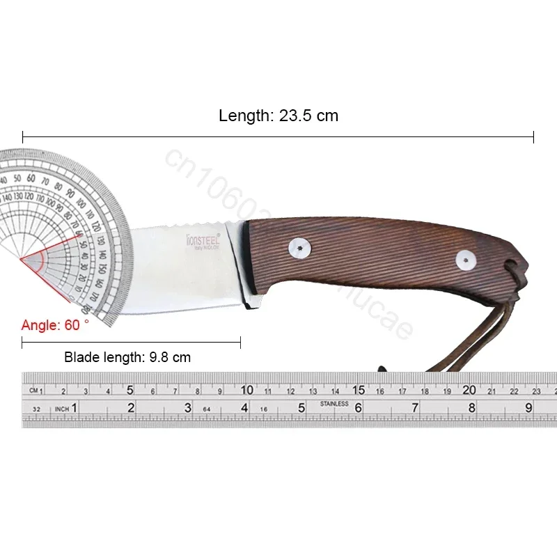 Italian D2 alloy High hardness outdoor survival knife Jungle Camping outdoor tools rescue outdoor hunting supplies