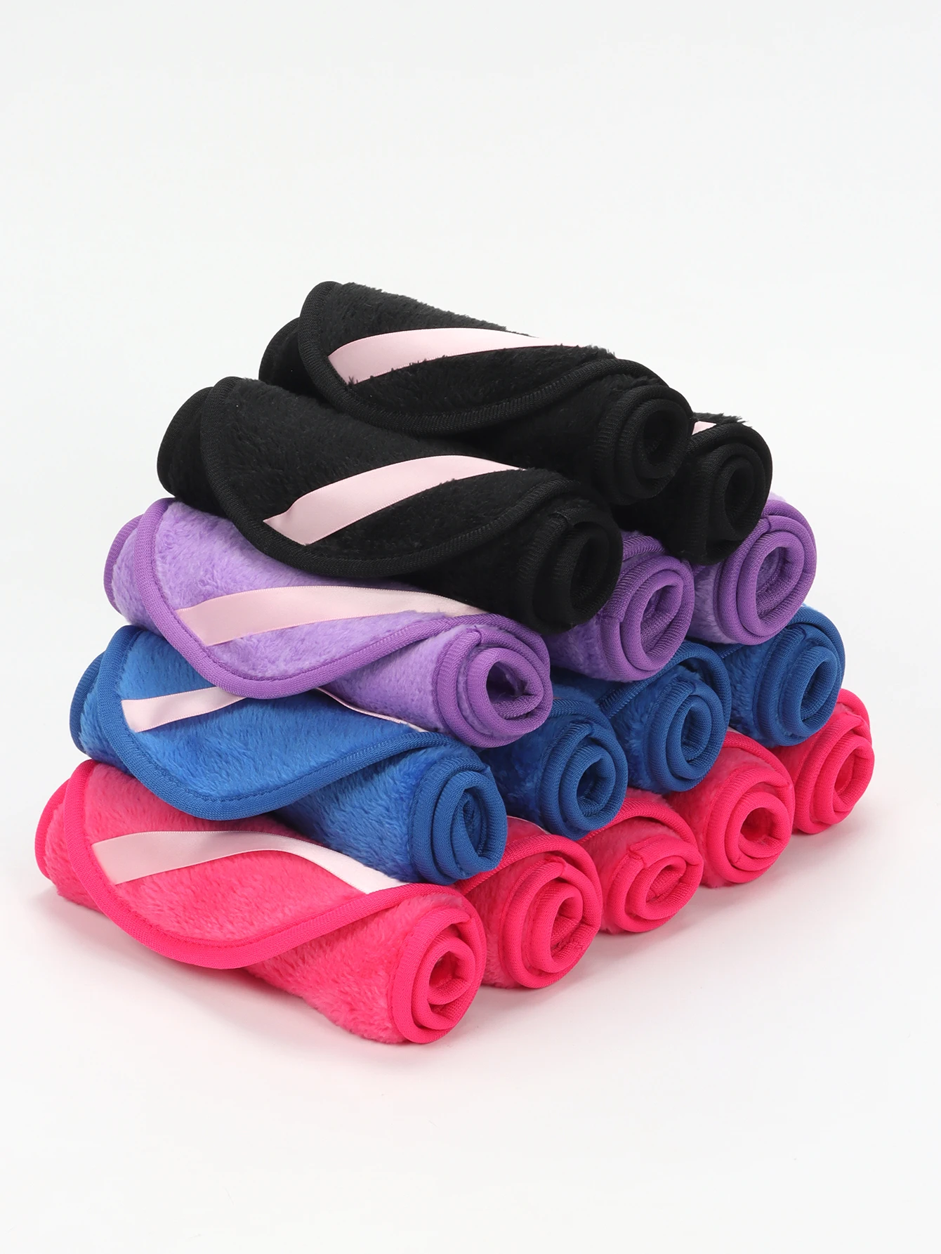 1840 Ribbon Makeup Remover Wipes 2/4/6 Stück, maschinenwaschbar, wiederverwendbare Make-up-Entferner-Werkzeuge für alle Hauttypen