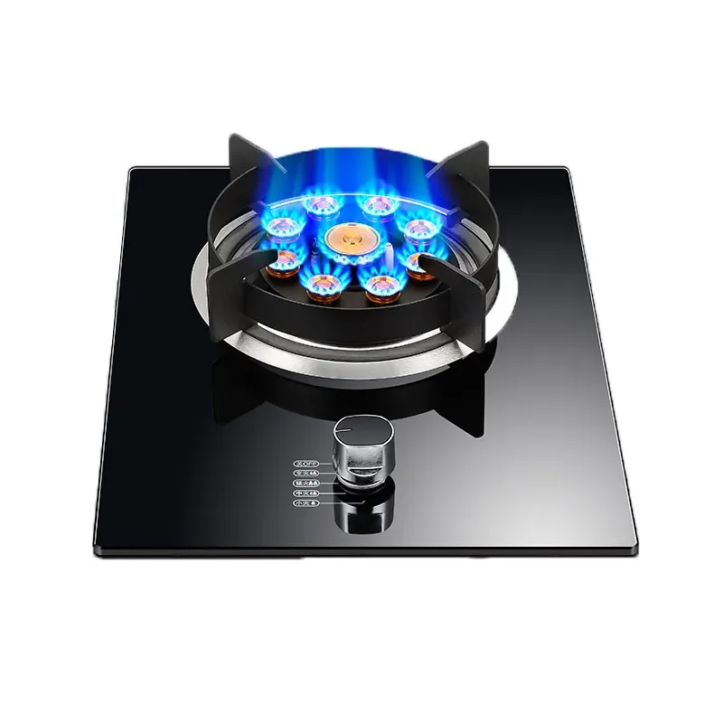 

Portable Electric 5.2kW Single Gas Stove Energy-Saving Flameout Protection Household Nine Head Burner Stainless Steel Countertop