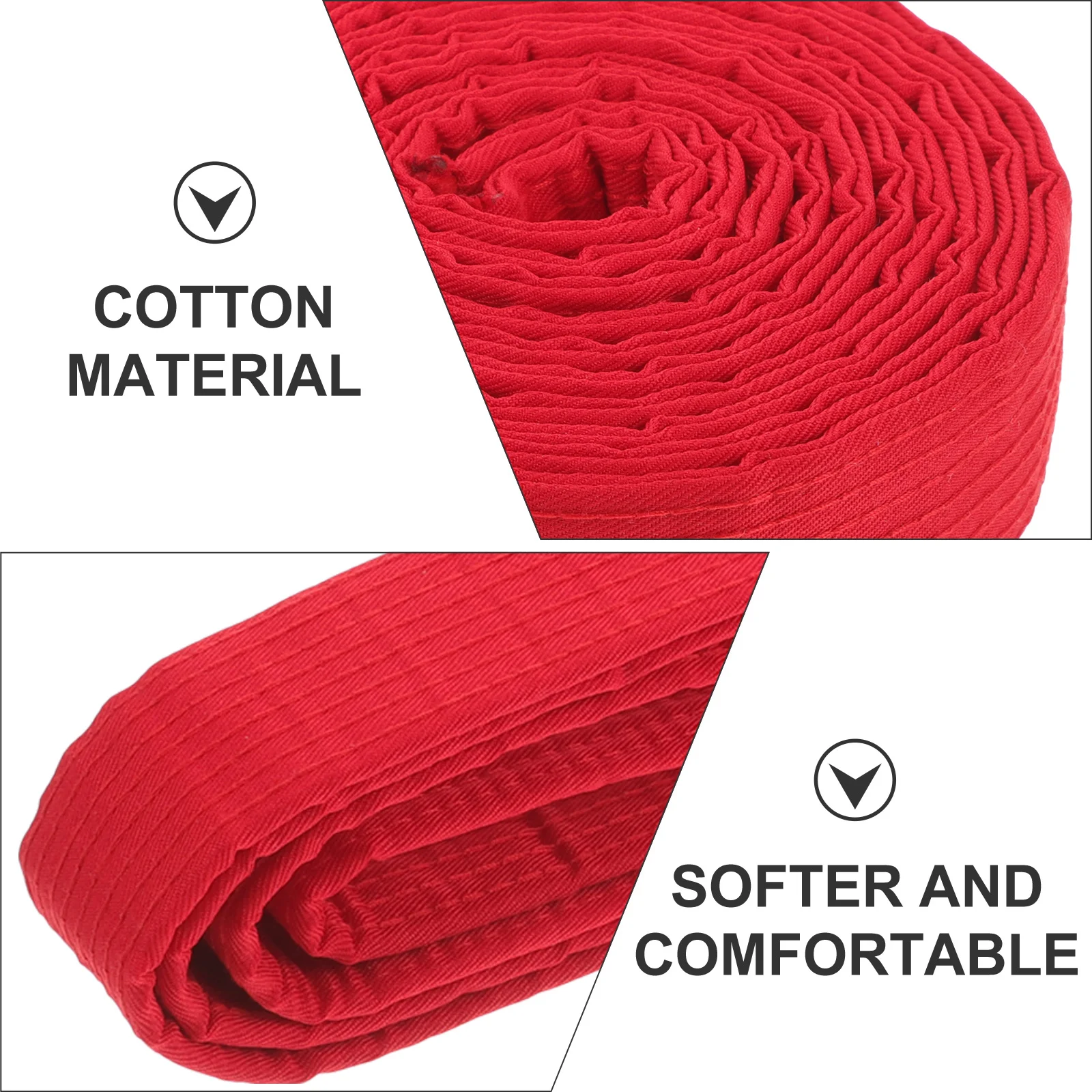 

Cotton Taekwondo Belt Soft Durable Lightweight for Martial Art Training Karate Waistband Taekwondo Belt Martial Art Belts