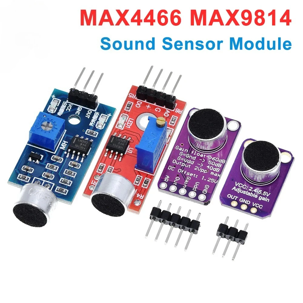 1PCS Sound Control Detection Module MAX4466 MAX9814 Switch Detection Whistle Switch Microphone Amplifier