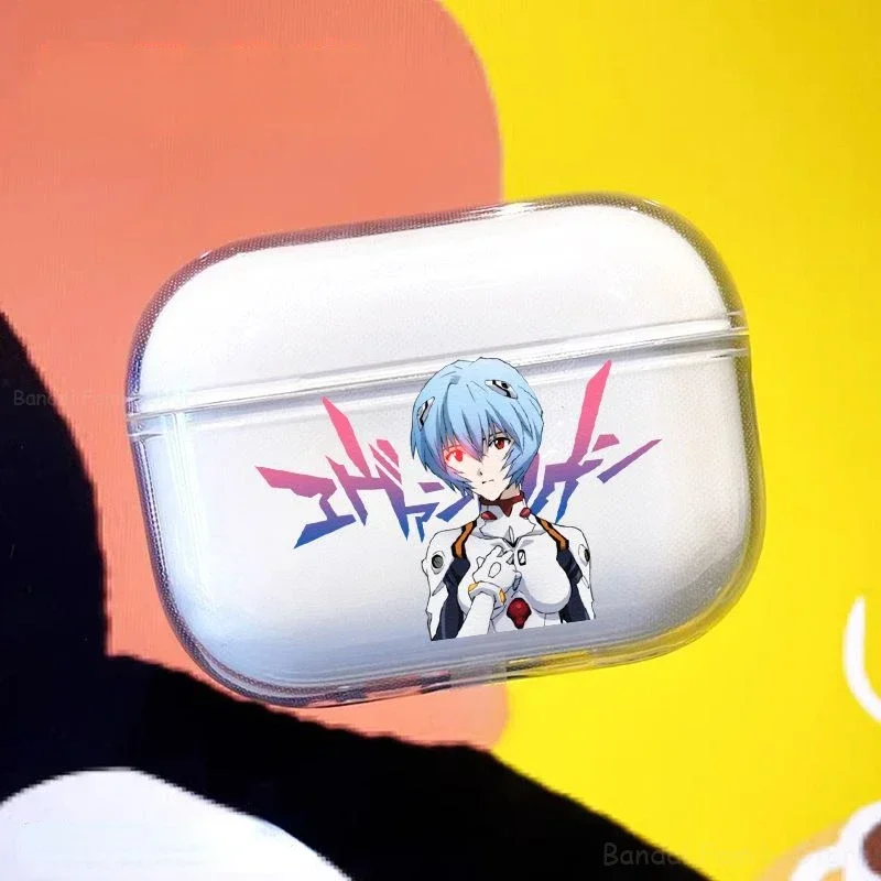 EVANGELION Rei Silicone Case for Apple Airpods Pro Pro2 Cover Anime AirPods 3 Protective Silicone Shell Headphone Accessories