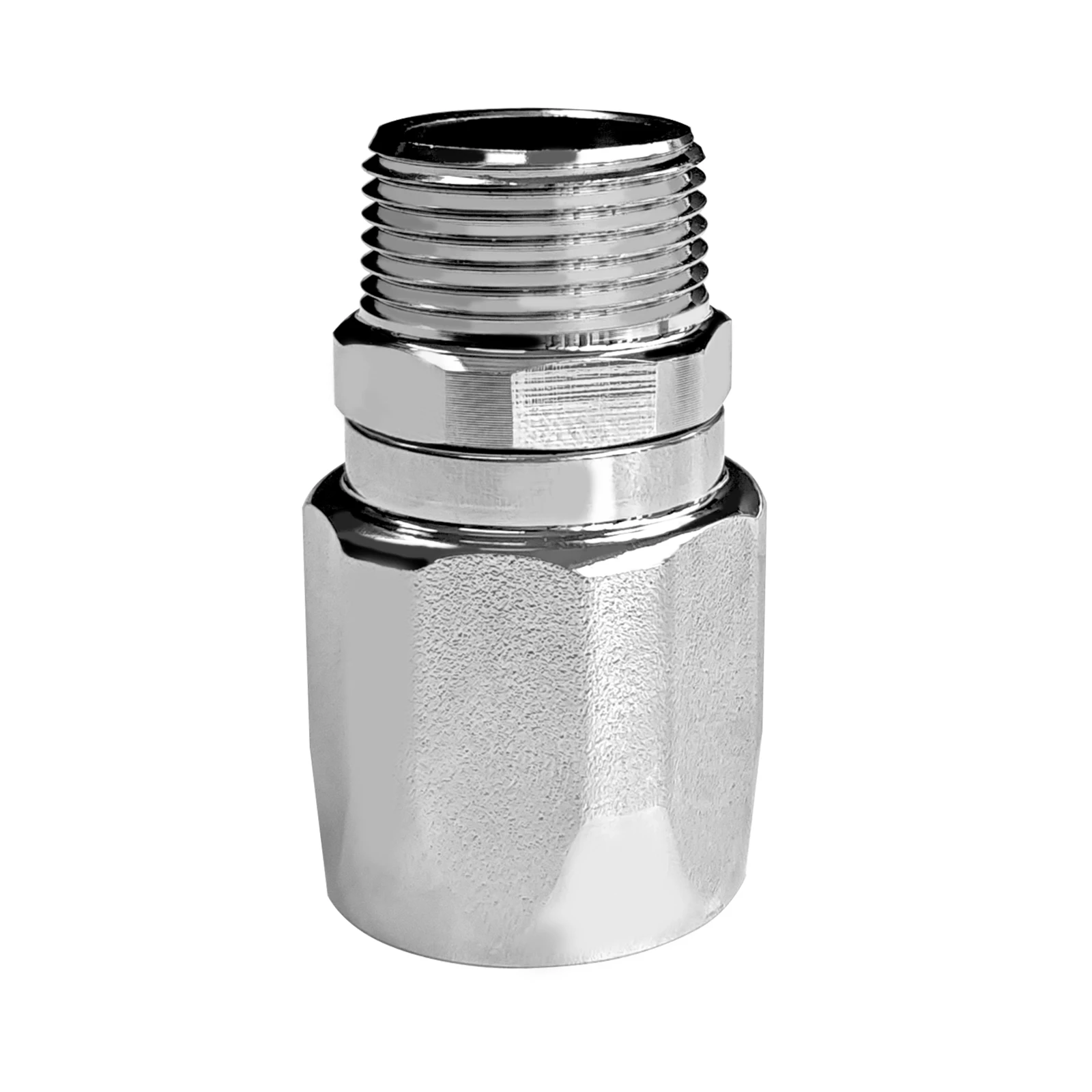 Fuel Gun Oil Pipe Fixed Joint, 3/4 Inch & 1 Inch, Non‑Rotating Straight Connector for Fuel Dispenser Oil Hose