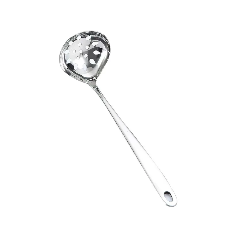 Kitchen Cooking Utensils Gold Hot Pot Spoon 304 Stainless Steel Cooking Soup Ladle Spoon