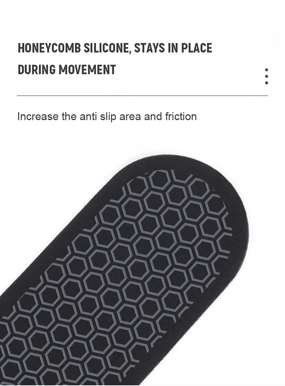 GTUBIKE 1 Stück Ultraleichter Silikon-Kniescheibenschutz Komfortabler Kniegelenkschutz für Laufen Fitness Ballsport Sportliche Kniebandage – Detail 5