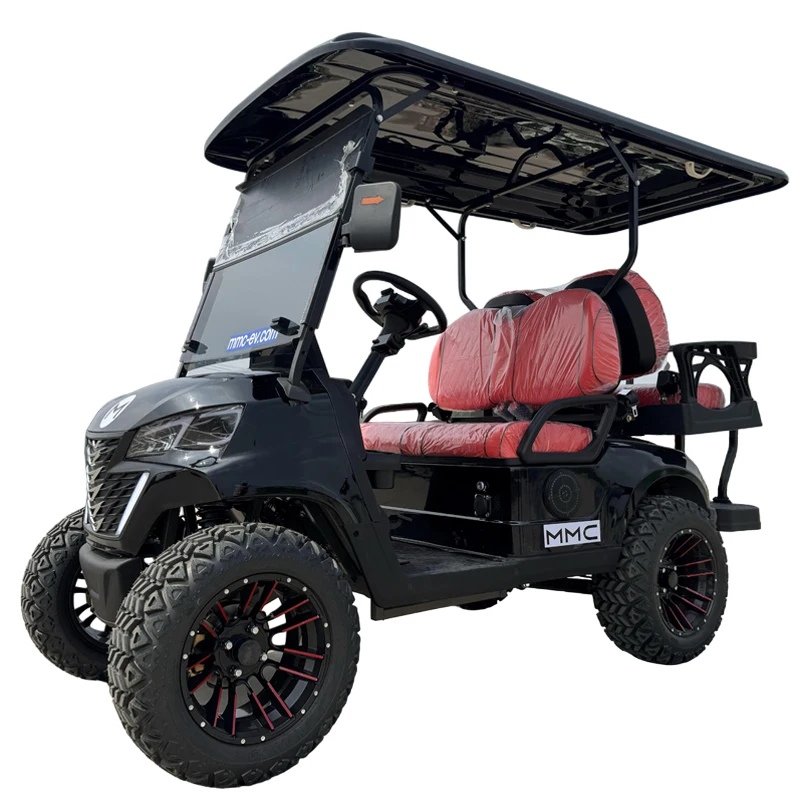 2025 Hot Selling Legal Customized Armor Paint 4 6 Seater Side by Side 4x4 UTV 60V 72V Lithium Battery Electric Golf Buggy Cart