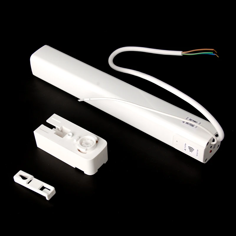 Nuevo Riel de cortina eléctrico con Motor inalámbrico inteligente Tuya de aluminio resistente plegable ondulado para dormitorio con soporte de techo