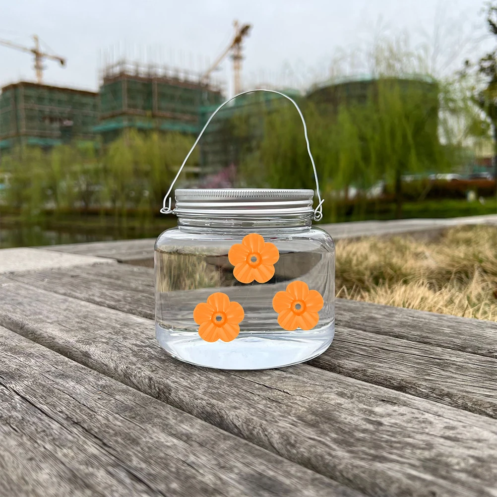 

18pcs Plastic Parrot Feeder Flower Outdoor Feeder Flowers Bird Feeding Bird Feeding Parts Parts Outdoor Supplies