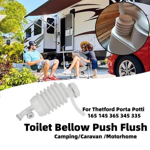 Toilet Bellow Push Flush For Thetford Porta Potti 165 145 365 345 335 Camping Caravan Motorhome Toilet Replacement Accessories