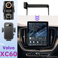 For Volvo XC60 XC90 S90 2026 Car Phone Holder 15W Wireless Charger Phone Mount Base fixed to Screen 66W Charger Accessories