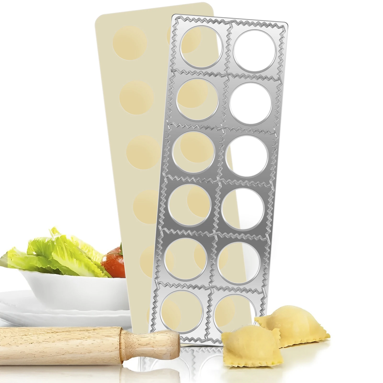 

Машина для изготовления пельменей, 10/12 отверстий, пресс-форма для пельменей, ручная итальянская машина для изготовления пельменей, кухонная многофункциональная форма для прессования пельменей