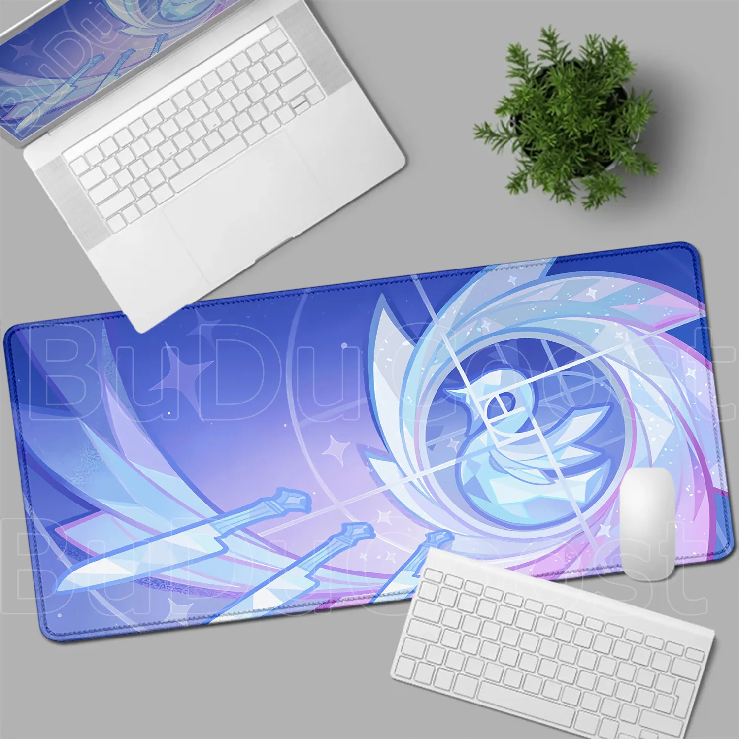 

Genshin Impact Columbina Nefer Flins Kinich Furina Escoffier Nahida Character Pattern Game Mouse Pad Computer Big Desk Pad Mats